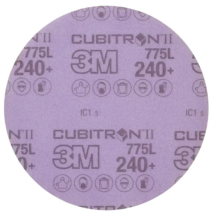 3M Cubitron II Hookit Filmscheibe 775L, 203 mm, 240+, ungelocht