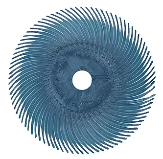 Scotch-Brite Radial Bristle Brush RB-ZB, hellgrün, 76,2 mm, 9,5 mm, 1 Micron, Typ C