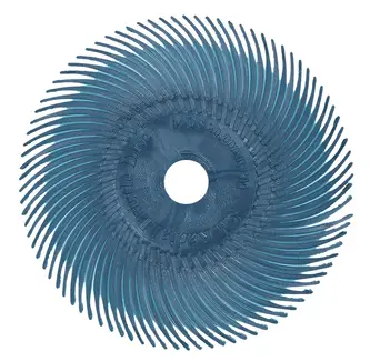 Scotch-Brite Radial Bristle Brush RB-ZB, hellgrün, 76,2 mm, 9,5 mm, 1 Micron, Typ C