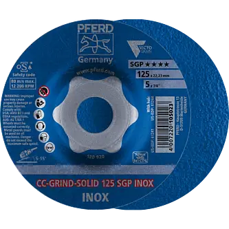 PFERD CC-GRIND (inkl. SOLID, FLEX, STRONG) CC-GRIND SOLID 125 SGP INOX