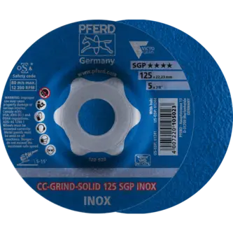 PFERD CC-GRIND (inkl. SOLID, FLEX, STRONG) CC-GRIND SOLID 125 SGP INOX