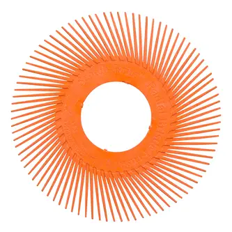Scotch-Brite Precision Radial Bristle Brush, PN-RB, 80+, 152,4 mm (6 Zoll), Typ A, ohne Adapter