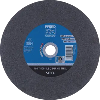 PFERD HEAVY DUTY SGP bis ? 2000 mm 100 T 400-4,8 Q SGP HD STEEL/40,0