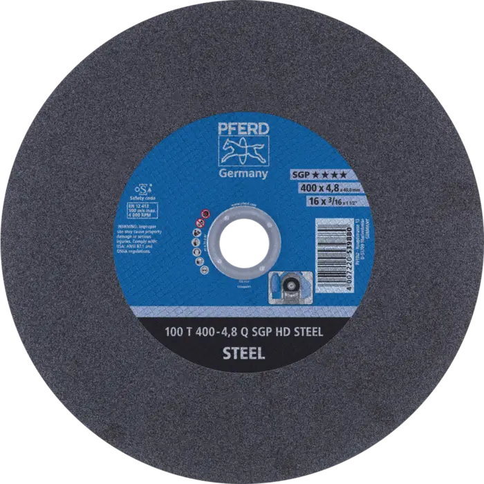 PFERD HEAVY DUTY SGP bis ? 2000 mm 100 T 400-4,8 Q SGP HD STEEL/40,0