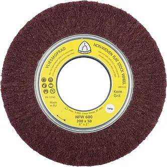 Klingspor - NFW 600 Vliesräder, 165 x 50 x 43,1 mm Coarse Korund