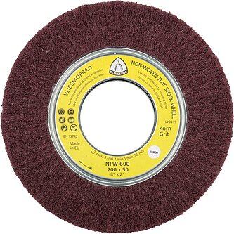 Klingspor - NFW 600 Vliesräder, 200 x 50 x 68,2 mm Very Fine Korund
