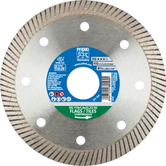 PFERD Diamantwerkzeuge für die Bauindustrie DG 115 x 1,4 x 22,23 FL SG