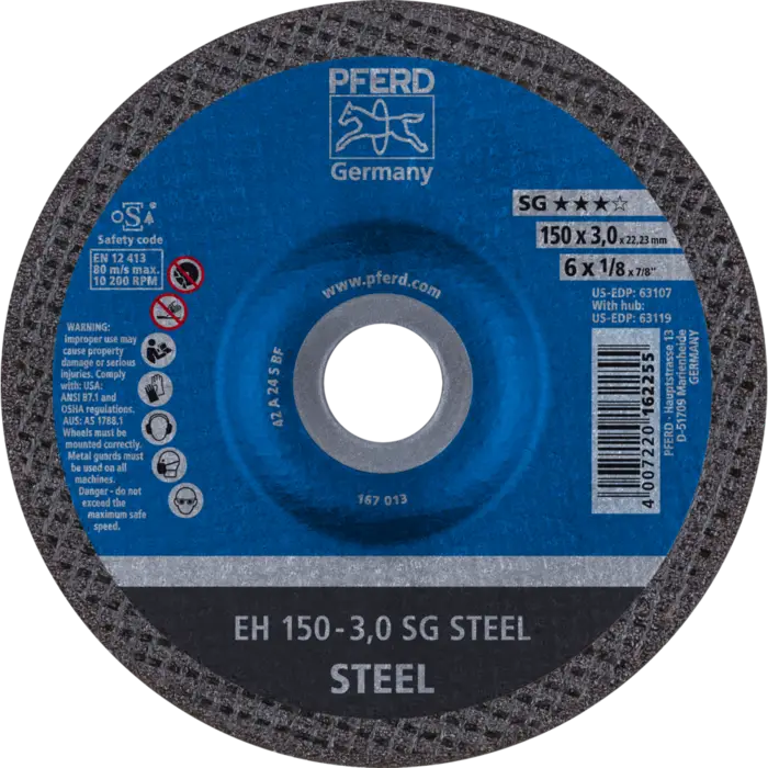 PFERD Trennscheiben EH 150-3,0 SG STEEL