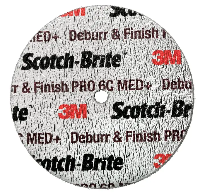 Scotch-Brite Deburr and Finish PRO Kompaktscheibe DP-UW, 152 mm x 25.4 mm x 25.4 mm, 6C Med+, 2 WL