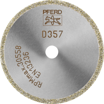 PFERD Dia.- und CBN-Trennwerkzeuge Galvanik D1A1R 50-2-10 D 357 GAD