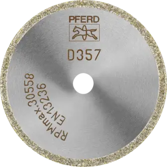 PFERD Dia.- und CBN-Trennwerkzeuge Galvanik D1A1R 50-2-10 D 357 GAD