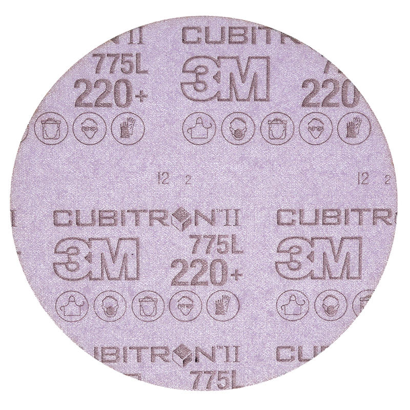 3M Cubitron II Hookit Filmscheibe 775L, 125 mm, 220+, ungelocht
