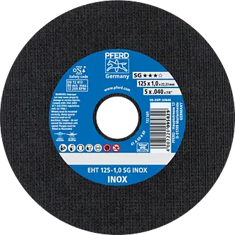 PFERD Trennscheiben EHT 125-1,0 SG INOX
