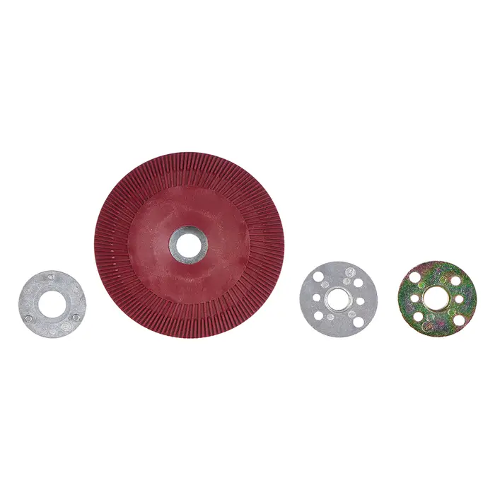 3M Hochleistungsstützteller gerippt, rot, 115 mm, M14, gerippt, sehr hart