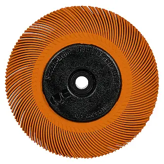 Scotch-Brite Precision Radial Bristle Brush, PN-RB, 80+, 152,4 mm x 11,113 mm x 25,4 mm (6 Zoll x 7/16 Zoll x 1 Zoll), Typ C, mit Adapter