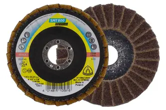 Klingspor - SMT 800 Schleifmopteller Vlies, 115 x 22,23 mm Coarse Korund gewölbt