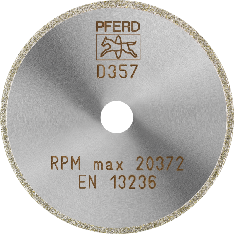 PFERD Dia.- und CBN-Trennwerkzeuge Galvanik D1A1R 75-2-10 D 357 GAD