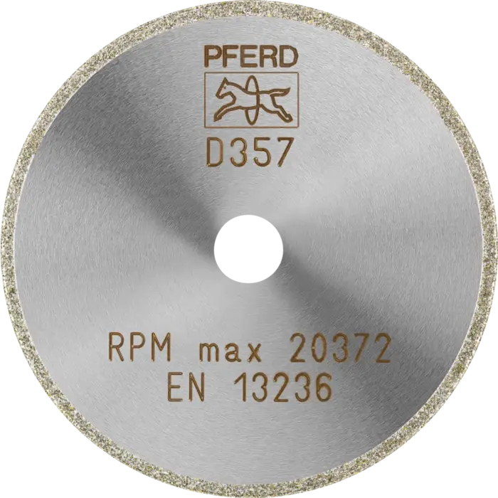 PFERD Dia.- und CBN-Trennwerkzeuge Galvanik D1A1R 75-2-10 D 357 GAD