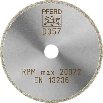 PFERD Dia.- und CBN-Trennwerkzeuge Galvanik D1A1R 75-2-10 D 357 GAD