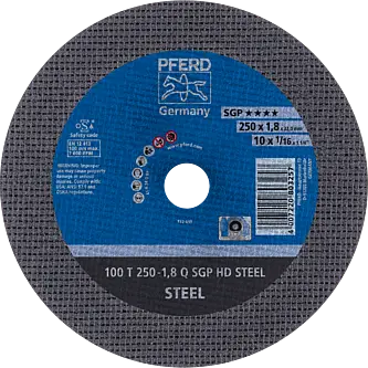 PFERD HEAVY DUTY SGP bis ? 2000 mm 100 T 250-1,8 Q SGP HD STEEL/32,0