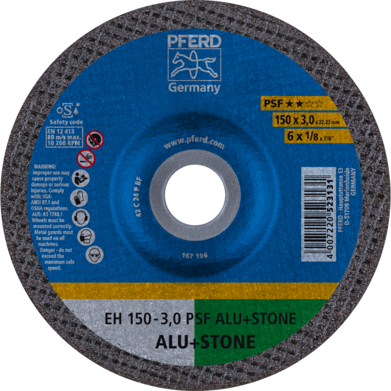 PFERD Trennscheiben EH 150-3,0 PSF ALU+STONE