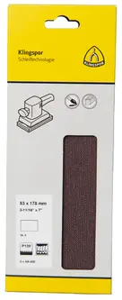Klingspor - AN 400 Gitterstreifen, Korn 320 93 x 178 mm, SB-verpackt im Reiter