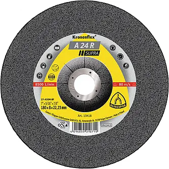 Klingspor - A 24 R Schruppscheibe, 180 x 8 x 22,23 mm gekröpft