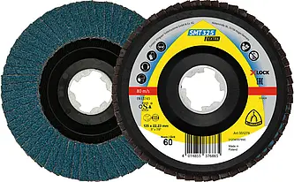 Klingspor - SMT 325 Schleifmopteller X-LOCK, 115 x 22,23 mm Korn 40 gerade