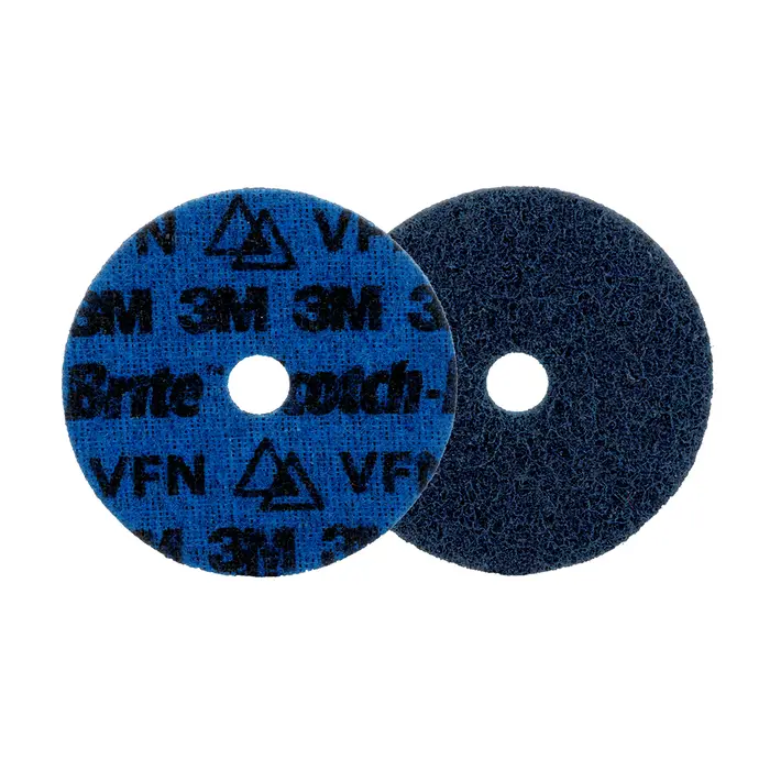 Scotch-Brite Präzisions-Vliesscheibe, PN-DH, Sehr fein, 100 mm x 16 mm, 25/Innenverpackung, 100 Stück/Karton