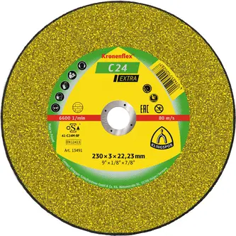 Klingspor - C 24 Extra Trennscheibe, 230 x 3 x 22,23 mm gerade