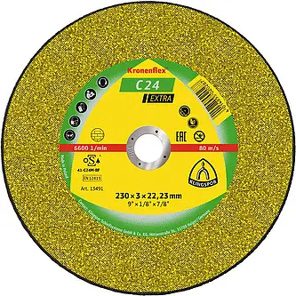 Klingspor - C 24 Extra Trennscheibe, 230 x 3 x 22,23 mm gerade