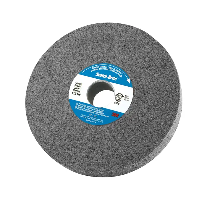 Scotch-Brite Entgratungs-Kompaktscheibe DB-WL, 203,2 mm x 25,4 mm x 50,8 mm, 9S FIN