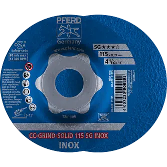 PFERD CC-GRIND (inkl. SOLID, FLEX, STRONG) CC-GRIND SOLID 115 SG INOX