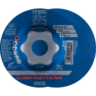 PFERD CC-GRIND (inkl. SOLID, FLEX, STRONG) CC-GRIND SOLID 115 SG INOX