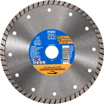 PFERD Diamantwerkzeuge für die Bauindustrie DG 178 x 2,2 x 22,23 PSF