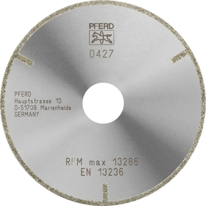 PFERD Dia.- und CBN-Trennwerkzeuge Galvanik D1A1R 115-2-22,23 D 427 GAG