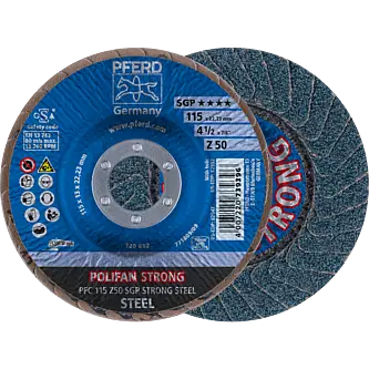 PFERD POLIFAN-Fächerscheiben PFC 115 Z 50 SGP STRONG STEEL