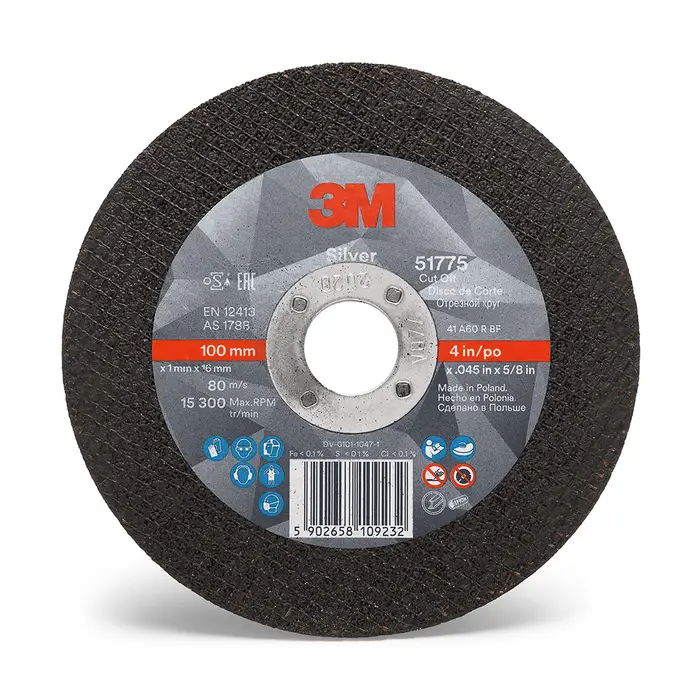 3M Silver Trennscheibe, T41, 100 mm x 1,0 mm x 16 mm