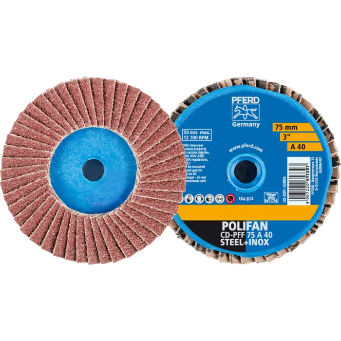PFERD COMBIDISC-Schleifwerkzeuge CD PFF 75 A 40