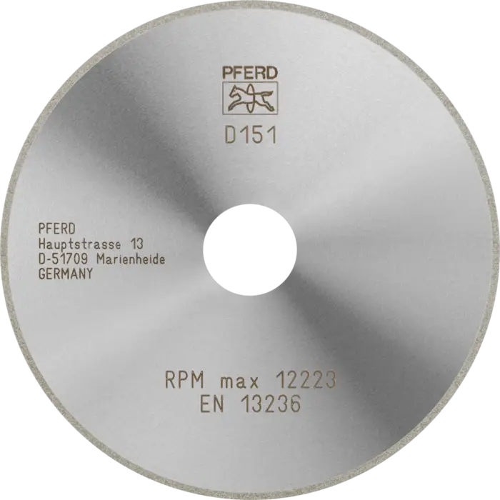 PFERD Dia.- und CBN-Trennwerkzeuge Galvanik D1A1R 125-1,4-20 D 151 GAD