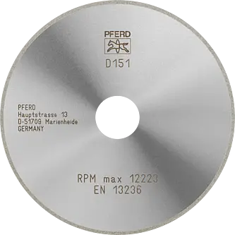 PFERD Dia.- und CBN-Trennwerkzeuge Galvanik D1A1R 125-1,4-20 D 151 GAD