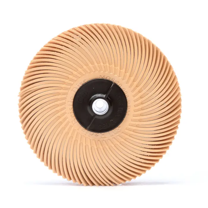 Scotch-Brite Radial Bristle Brush RB-ZB, orange, 76,2 mm x 9,5 mm, 6 Micron, Typ C