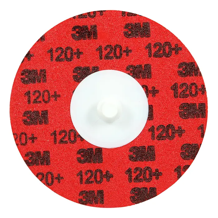 3M Roloc Langlebige Kantenscheibe 767F, 120+ YF-Trägermaterial, TR, kastanienbraun, 76,2 mm, Die R300V, 50/Karton, 200 Stück/Packung