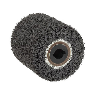 Scotch-Brite Minibürste CF-MB, grau, 100 mm x 100 mm x 19 mm, S MED