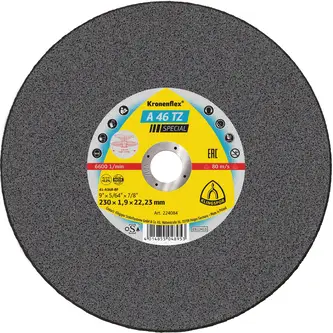 Klingspor - A 46 TZ Trennscheibe, 180 x 1,6 x 22,23 mm gekröpft