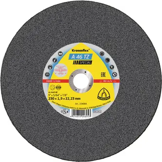 Klingspor - A 46 TZ Trennscheibe, 230 x 1,9 x 22,23 mm gerade
