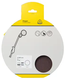 Klingspor - AN 400 Gitterscheibe, Korn 320 225 mm, SB-verpackt im Reiter