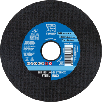 PFERD Trennscheiben EHT 125-1,0 SGP STEELOX