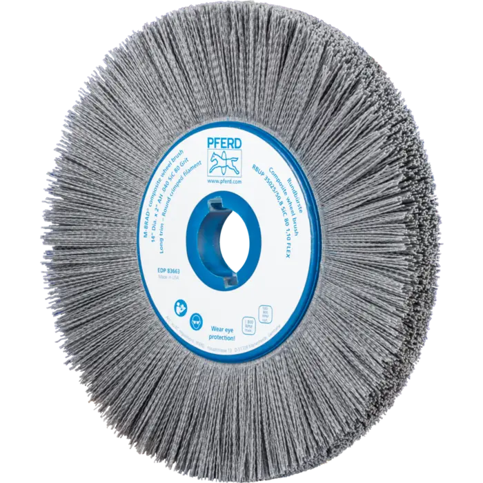 PFERD Bürsten mit Plastikkörper RBUP 35025/50,8 SiC 80 1,10 FLEX