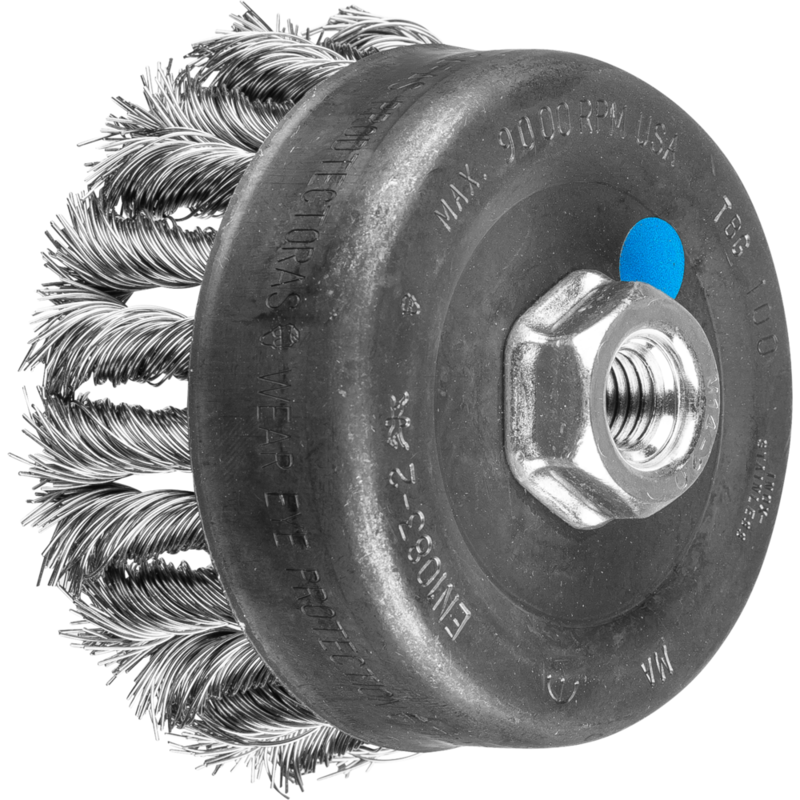 PFERD Topfbürsten mit Gewinde POS TBG 100/M14 CT INOX 0,50